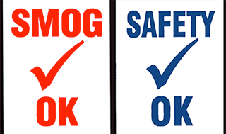Smog Check/Safety Check Decals {EZ611 - EZ612}