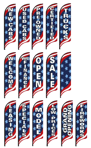 Swooper Flag & Pole Kit - Patriotic {NB827}